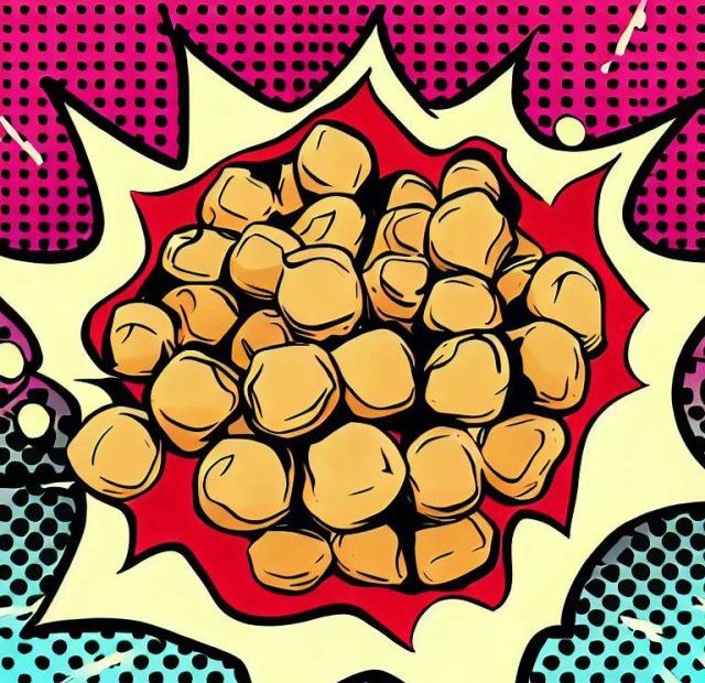 Chickpea Pop Art